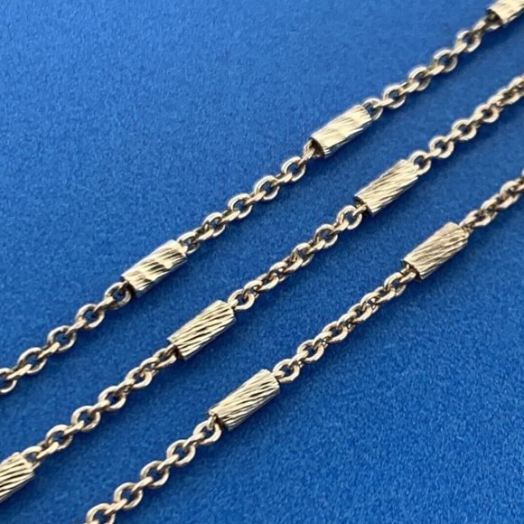 Italian Designer Dyadema 925 Sterling Silver Choker Layering Chain Necklace - Picture 4 of 8